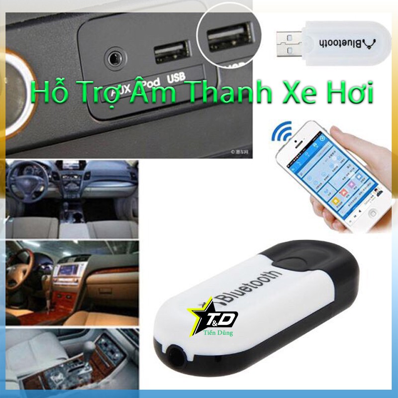 Usb Bluetooth kết nối mọi thiết bị- USb phát Bluetooth hỗ trợ nhiều thiết bị loa và âm li