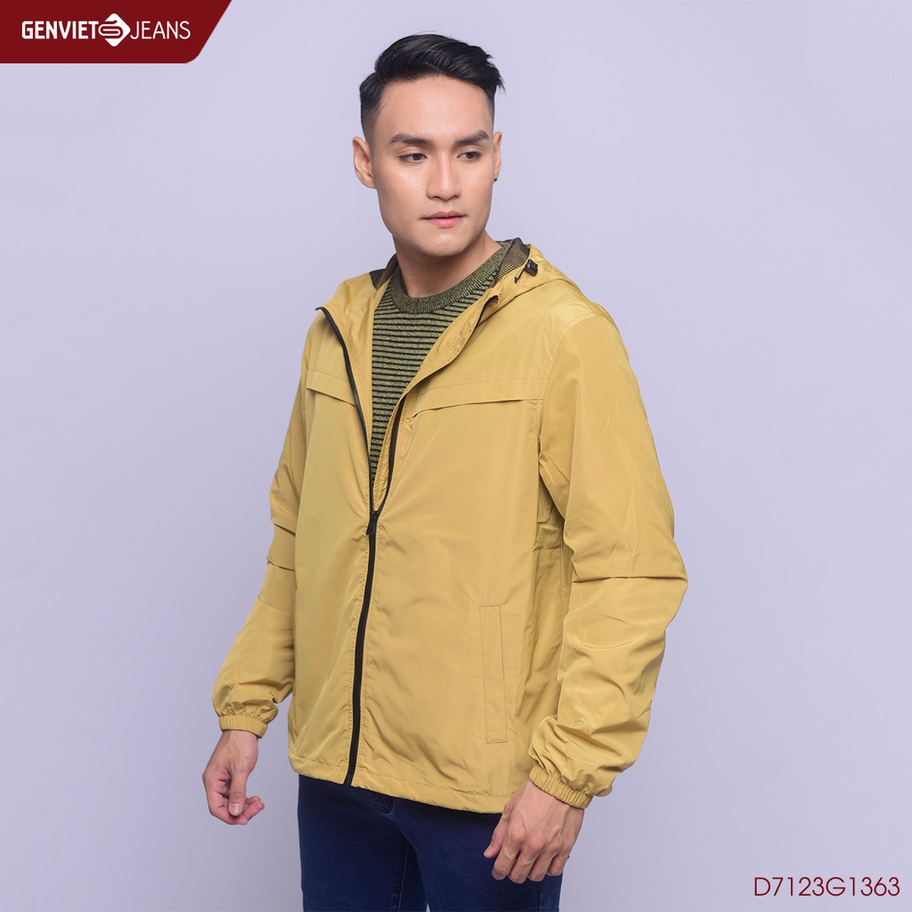 Áo Khoác Gió Nam Genviet 2 Lớp Cản Nước Cản Gió D7123G1363