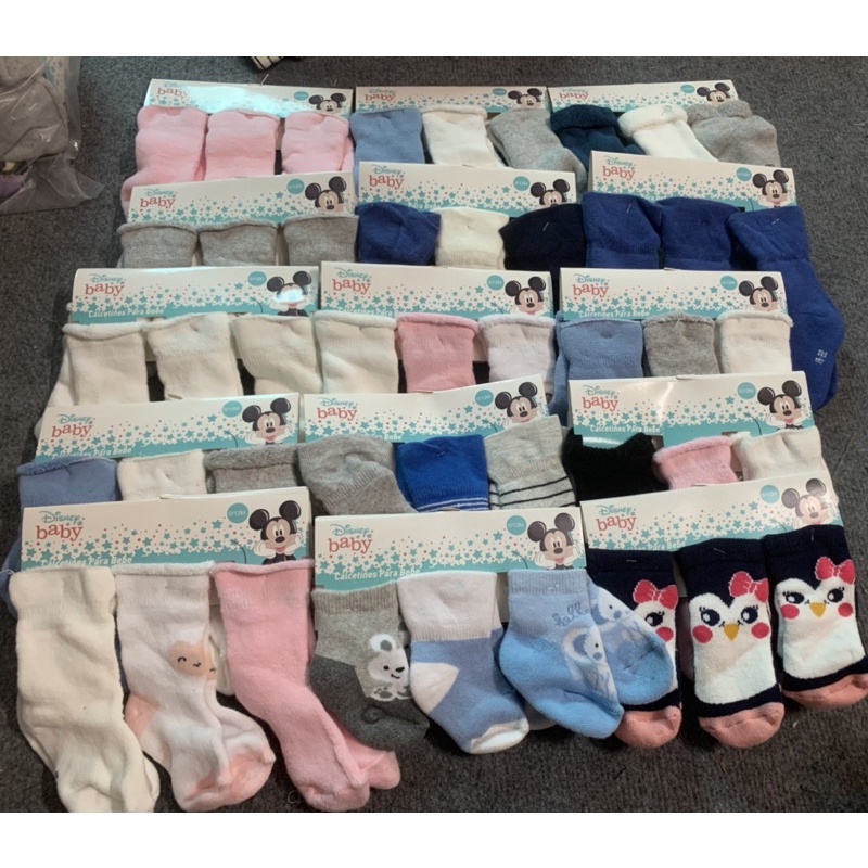 Sét 3 đôi tất xù Disney dư xịn cho bé 0-2y