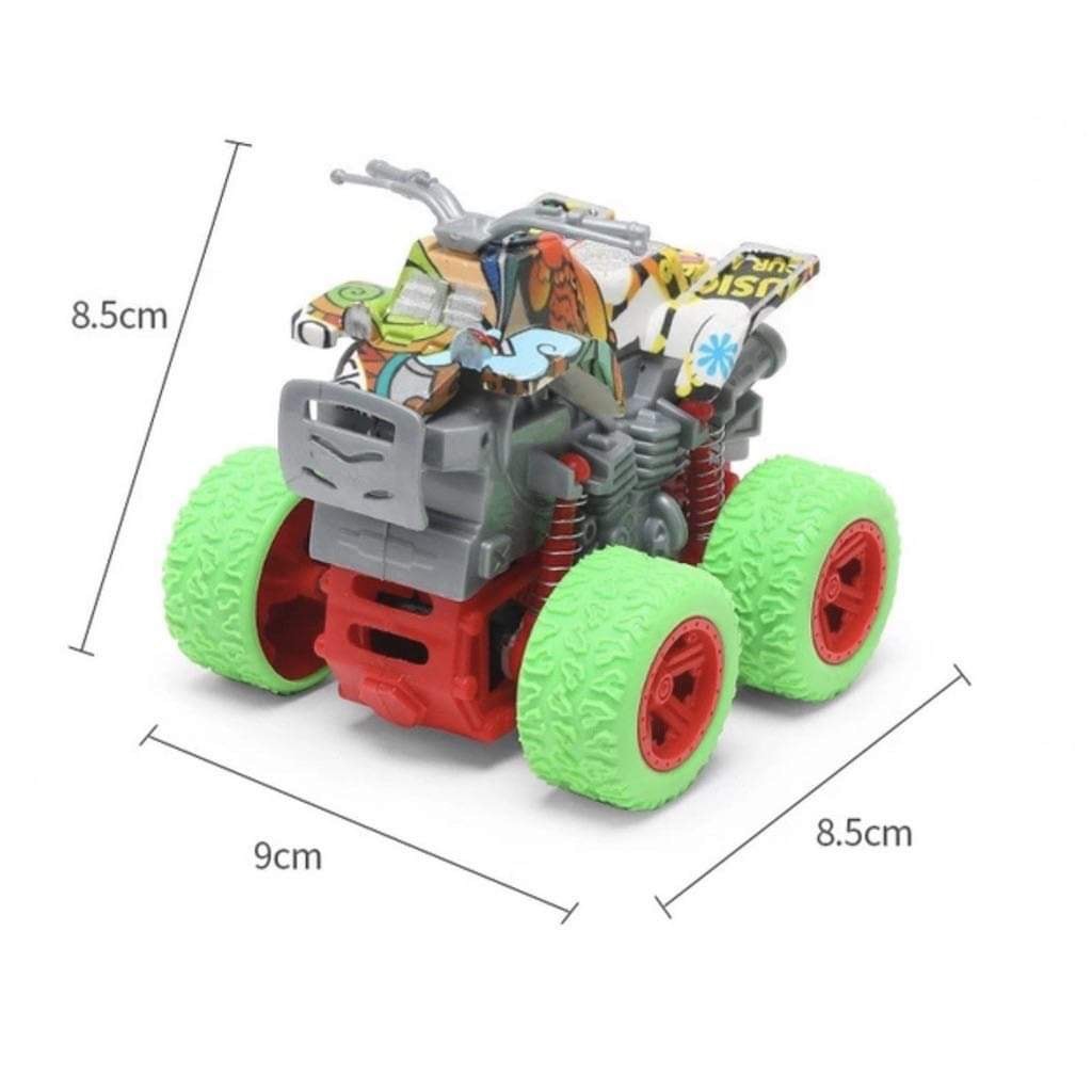 Xe Ô Tô Địa Hình Bánh Đà Quán Tính Quay 360 độ, Ôtô Đồ Chơi Cho Bé Không Cần Pin Siêu Xịn Sò-giadungsieure