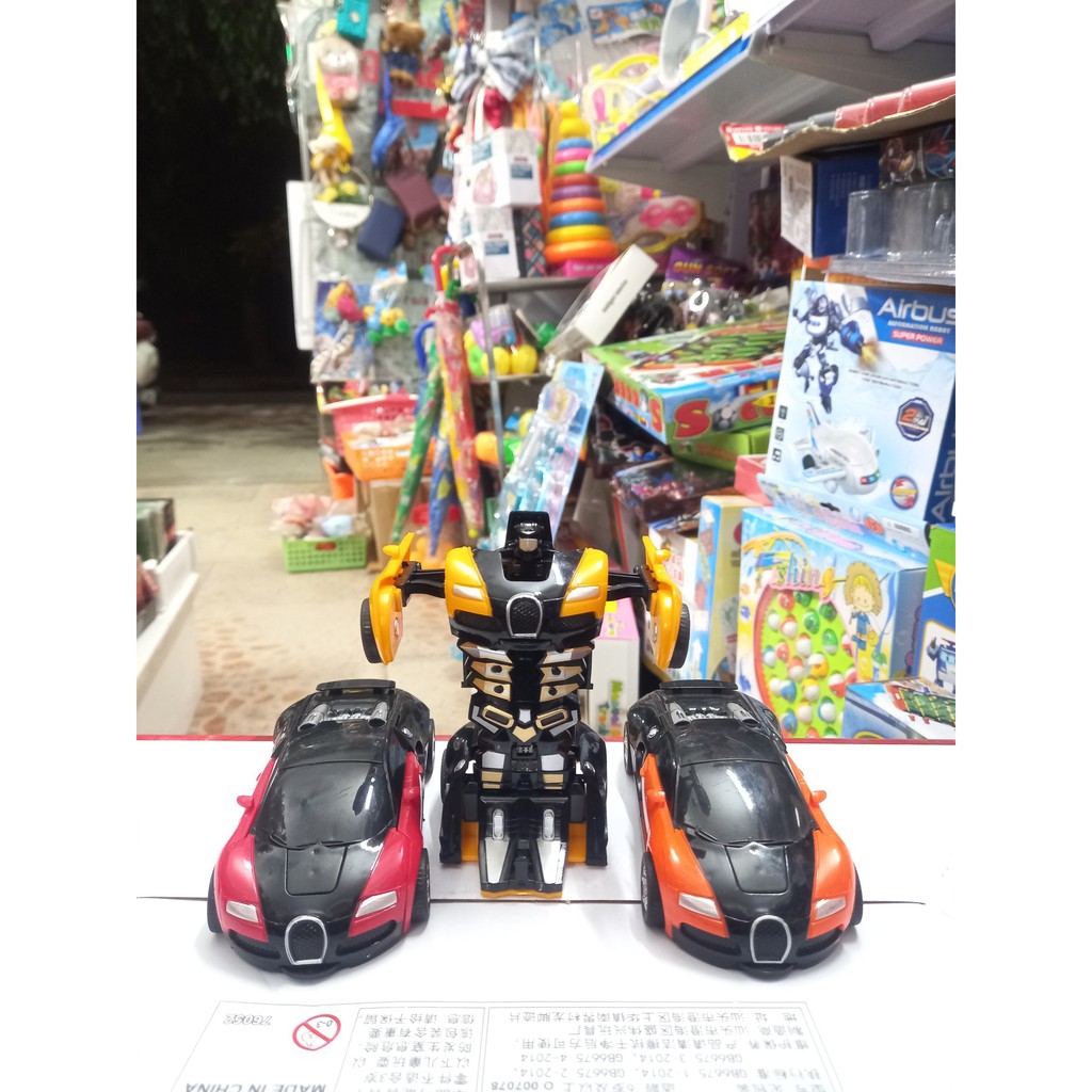 ô tô biến hình thành siêu nhân O to bien hinh thanh robot