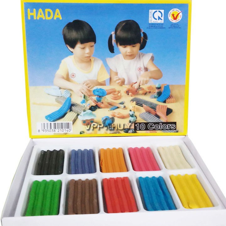 Đất nặn HADA, 10 màu