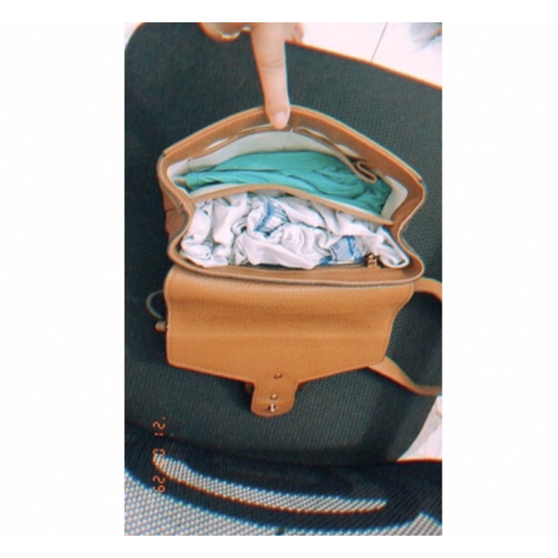 Túi da thật đeo chéo