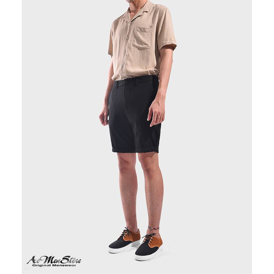 Quần short nam vải Wdven cao cấp của thời trang nam Routine