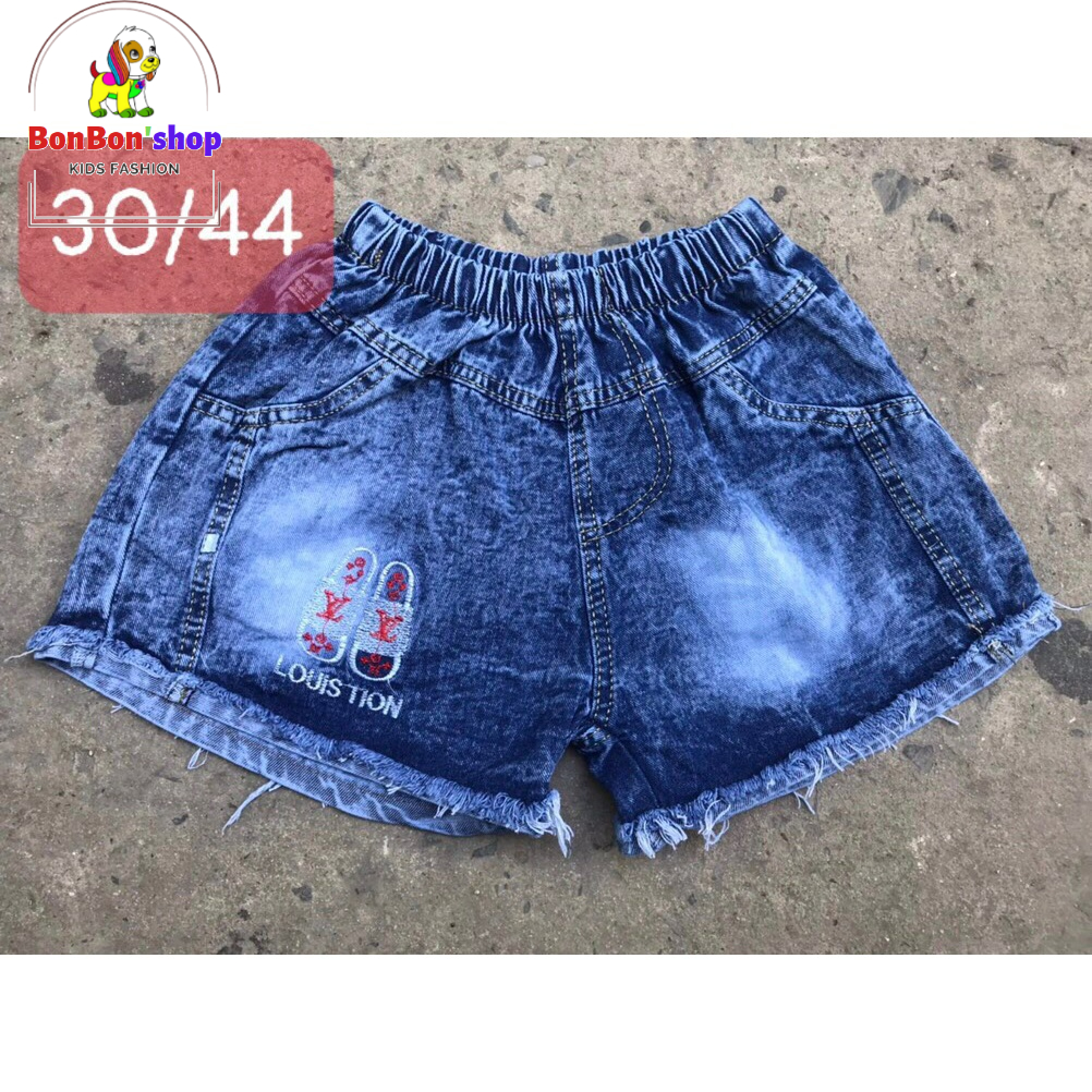 quần jean đùi cho bé gái siêu đáng yêu size 20-35kg
