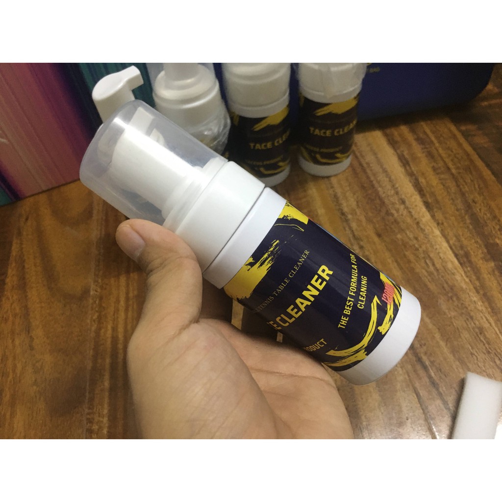 Chai vệ sinh mặt vợt dạng bọt Tace cleaner