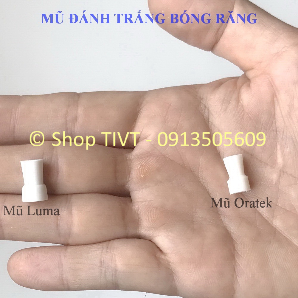 Bộ 5 cái đầu cao su đánh trắng răng dùng cho máy đánh trắng bóng răng Luma, OraTek –Shop TIVT