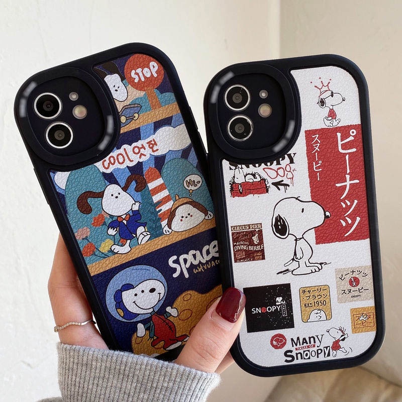 Ốp Điện Thoại Hình Cún Dễ Thương Cho IPhone 12 13 11 Pro Max X Xs Max Xr 7 8 Plus