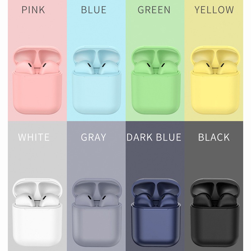 Tai Nghe Bluetooth InPods 12 Chính hãng Chống Nước IPX5 Cảm Biến 1 chạm âm thanh siêu hay