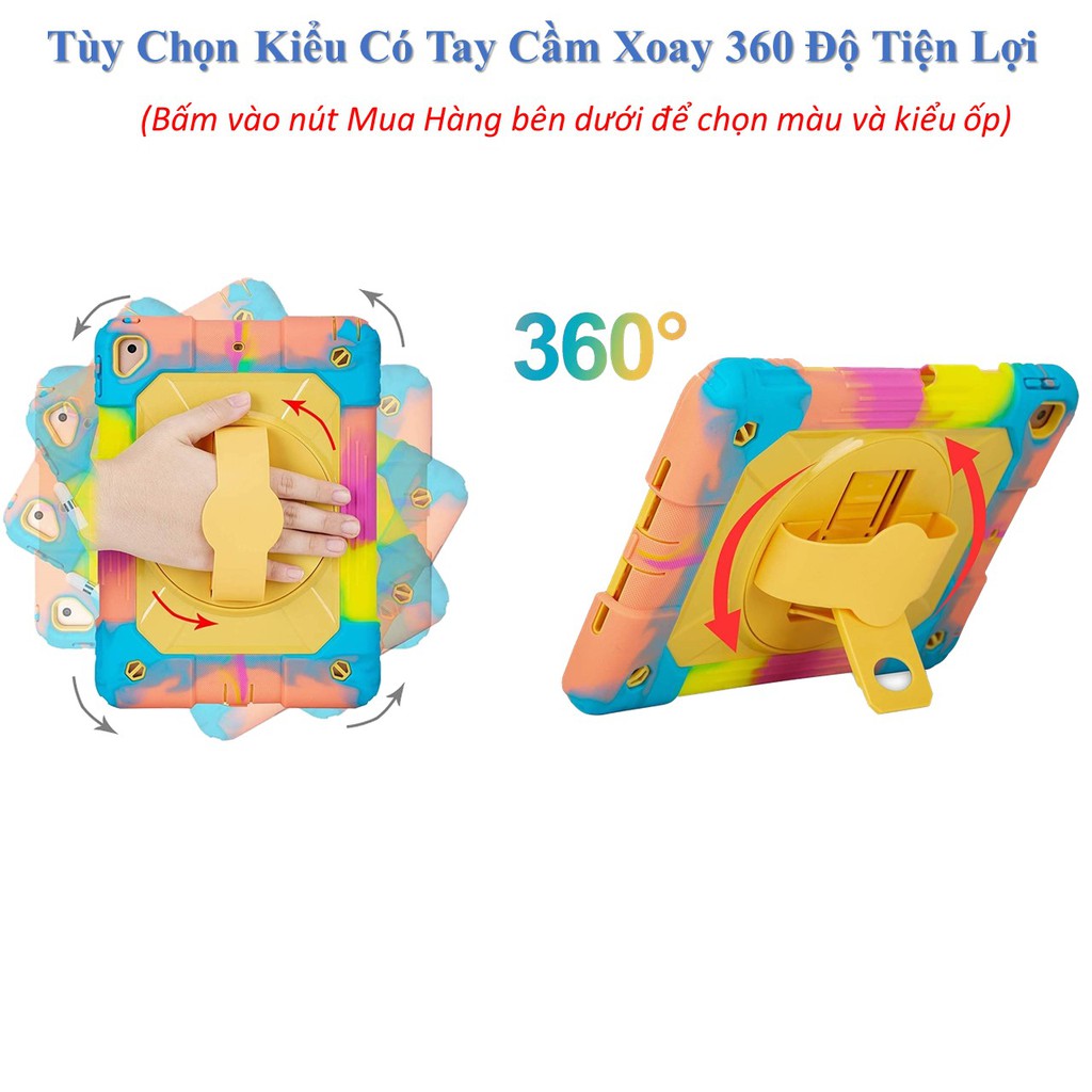 Ốp ipad Gen 7 10.2 inch, Gen 8 2019, Bao Ipad Silicone cao cấp chống sốc, chống bám vân tay dành cho Ipad Gen 7/Air 10.5 | BigBuy360 - bigbuy360.vn