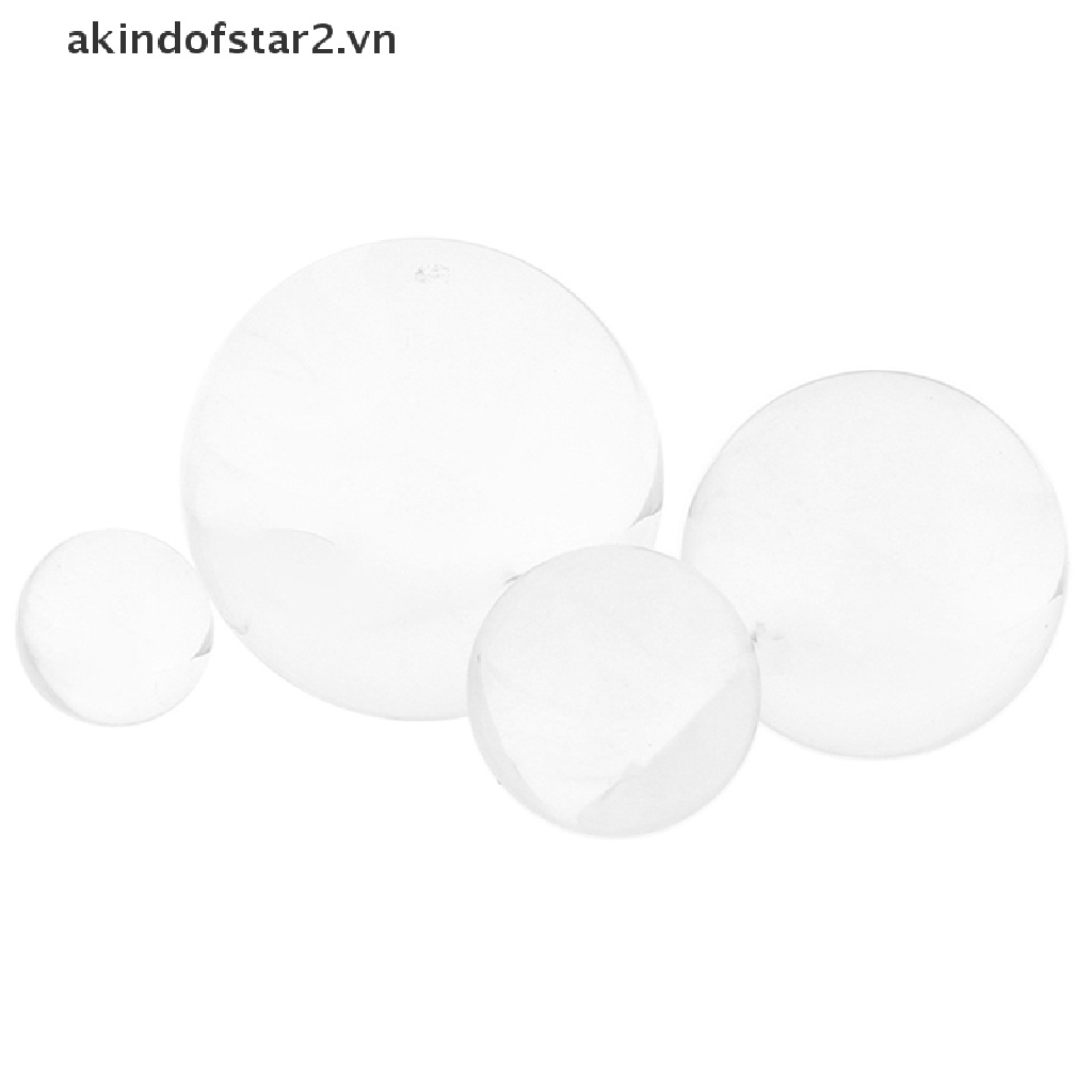 1Pc Clear Crystal Ball Quartz Healing Sphere Photography Props Home Decor