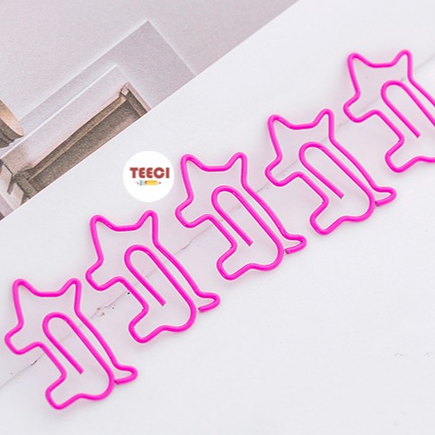 Kẹp Giấy Kim Loại Kẹp Đánh Dấu Vở Hình Chú Lợn Đáng Yêu D031