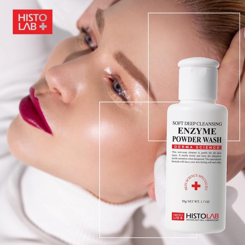 Sữa rửa mặt dạng bột tẩy tế bào chết dạng bột Histolab ENZYME POWDER WASH 50g - The Skincare Shop