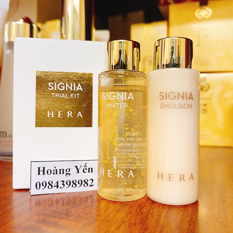 NƯỚC HOA HỒNG VÀ SỮA DƯỠNG HERA SIGNIA TÁI SINH 5-20ML/CHAI