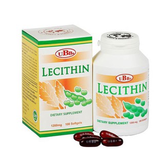 (Hàng Mỹ) Lecithin Ubb - Hỗ trợ điều trị gan nhiễm mỡ, giảm Cholesterol và Triglicerid trong máu (Hộp 100 viên)