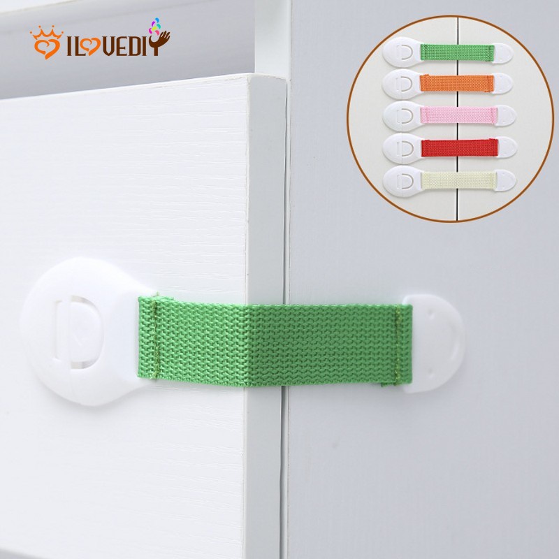 Khóa Cửa Tủ Đa Năng Không Cần Khoan An Toàn Cho Bé