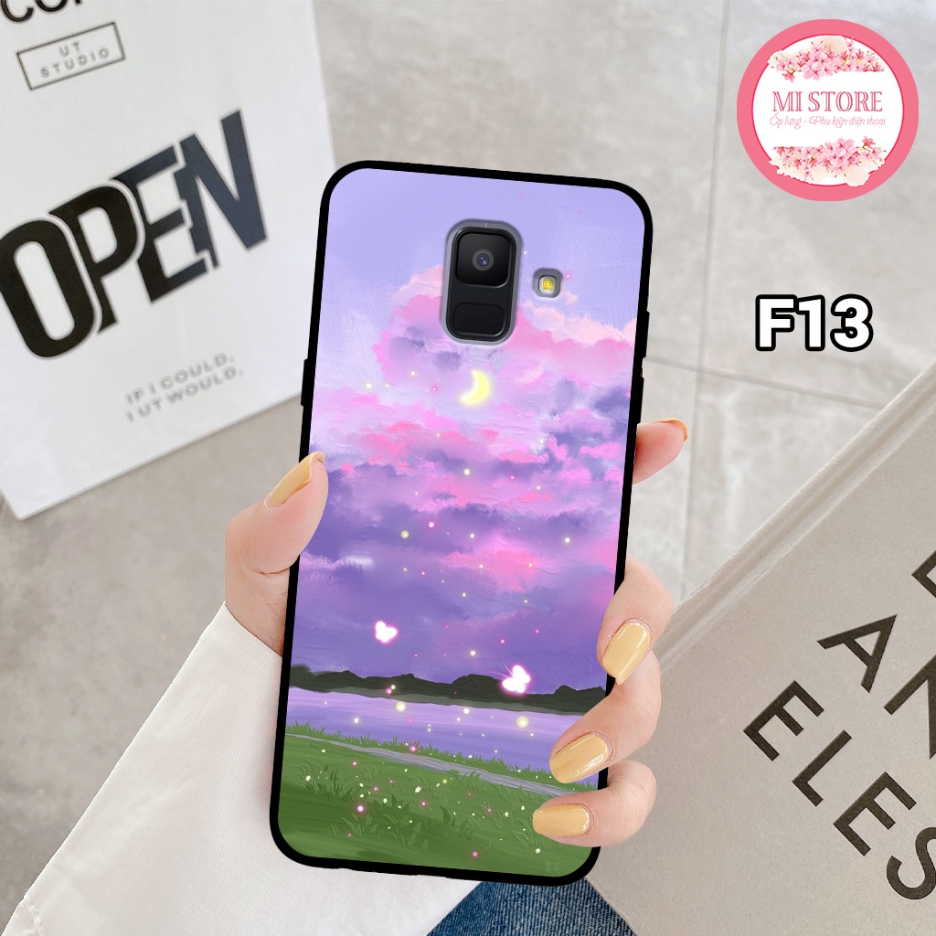 Ốp lưng SAMSUNG GALAXY A6 - A8 2018 - A6 PLUS - A8 PLUS - J6 - J6 PLUS - J8 2018 in hình cánh đồng hoa nhẹ nhàng, xinh