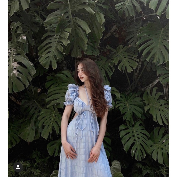 ĐẦM MAXI CUTOUT LƯNG VIỀN BÈO | BigBuy360 - bigbuy360.vn
