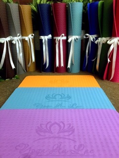 Thảm tập yoga cao cấp thương hiệu âu lạc có kèm túi đựng hãng mẫu mới nhất năm 2020