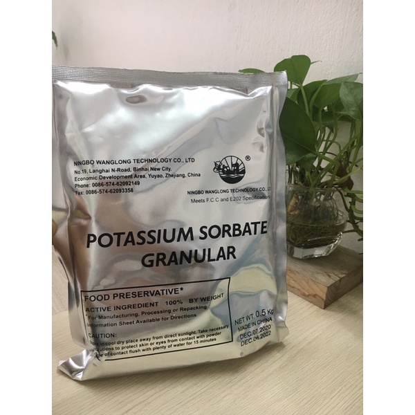 Potassium sorbate dùng trong thực phẩm