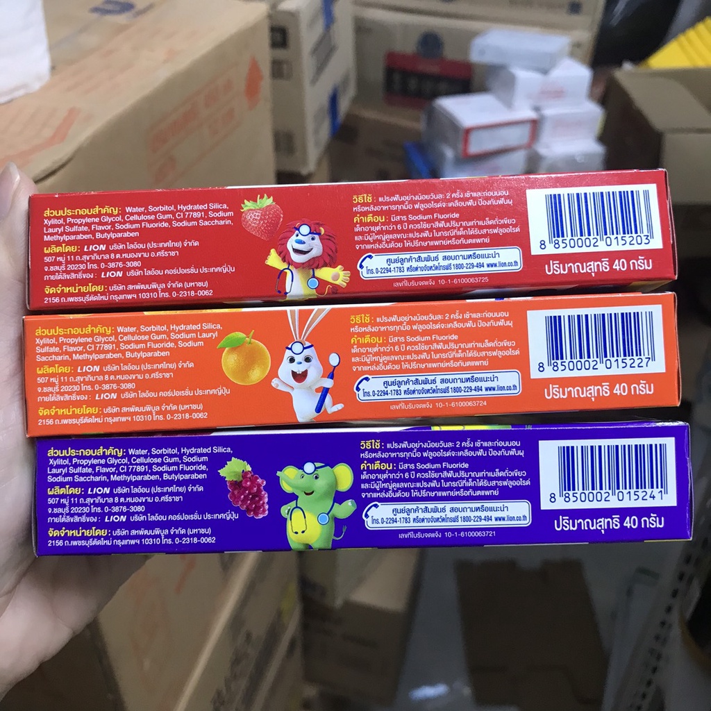 Kem đánh răng trẻ em Kodomo –Thái Lan 40g