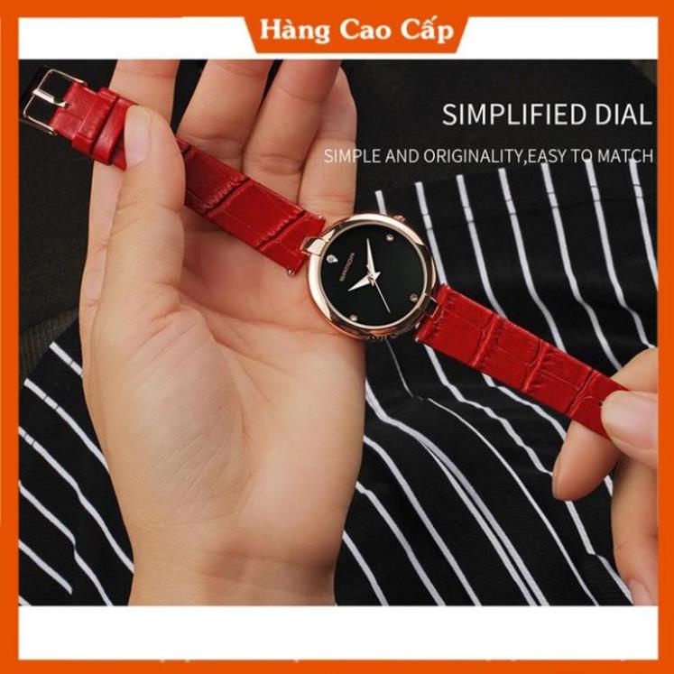Đồng Hồ Nữ SANDA JAPAN 196 Dây da cao cấp - Tặng kèm hộp & Pin | BigBuy360 - bigbuy360.vn