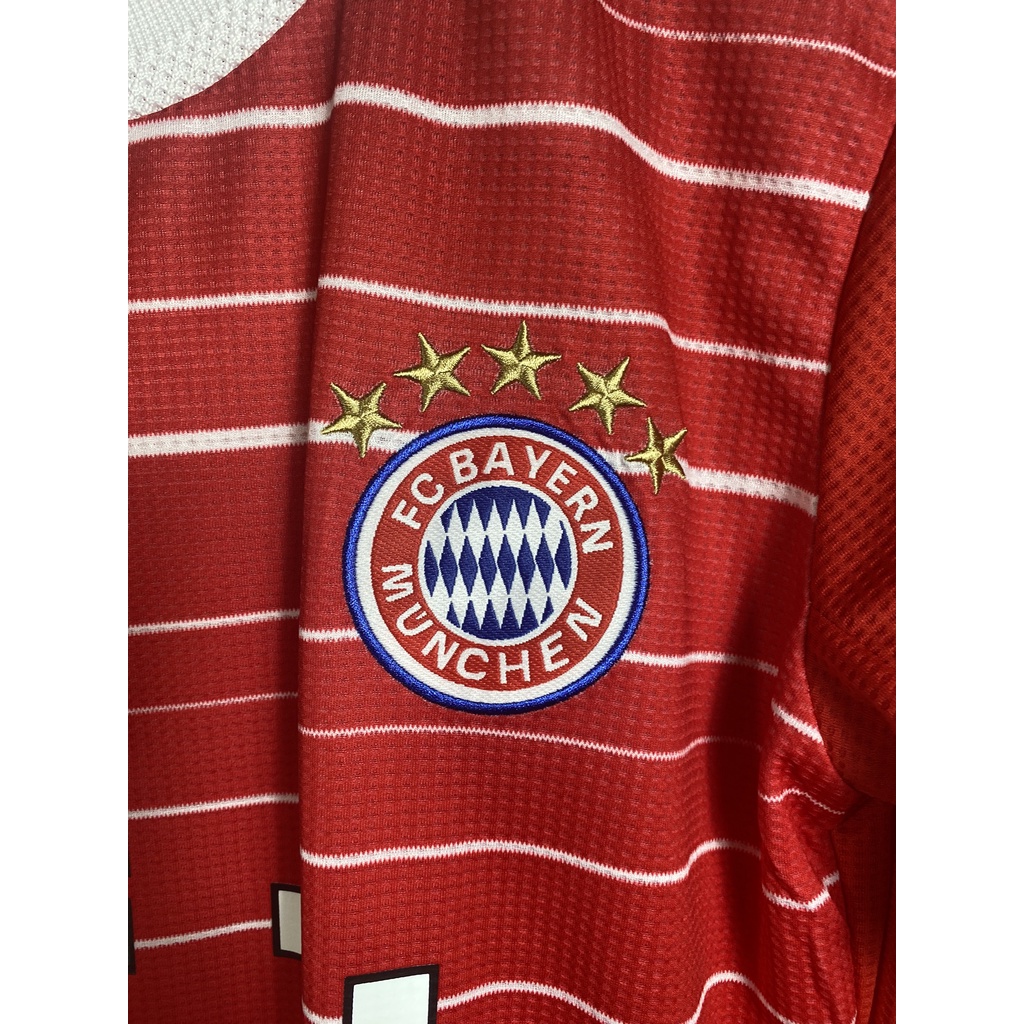 Free Ship - Quần Áo bóng đá CLB Bayern München Đỏ Sân Nhà 2022 - 2023 Hàng Thái Lan