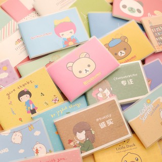Sổ ghi chú ngang kute Hàn Quốc [Đơn 50k tặng phần quà thú vị]