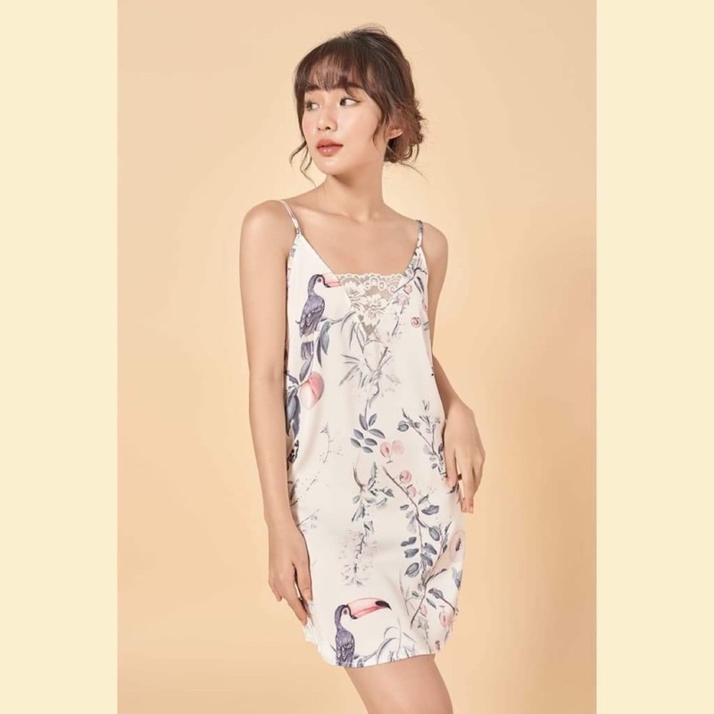Đồ ngủ mặc nhà Váy ngủ ren in hoa Oriental - Midnight Sleepwear | BigBuy360 - bigbuy360.vn
