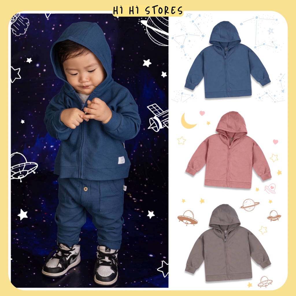 Chaang áo khoác có mũ Chaang Cosmos giữ ấm cho bé AW22D13