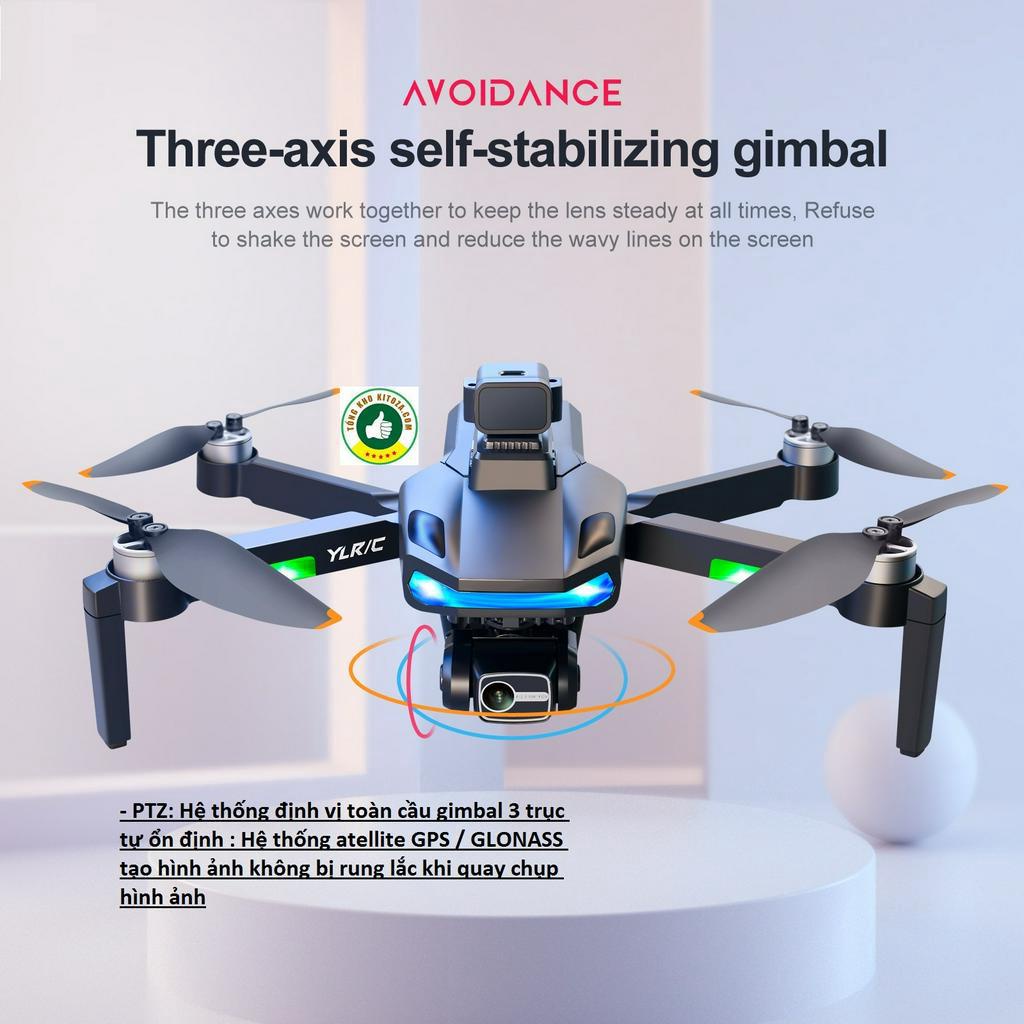 Máy bay không người lái mini Flycam S1 Pro - Drone camera 8k - Phờ Lai Cam - Fly cam gía rẻ - Máy Bay Flycam - Playc
