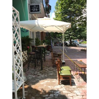 Dù lệch tâm vuông 2,5M (Dù cafe, dù sân vườn)