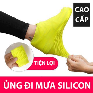 ĐỦ SIZE ỦNG ĐI MƯA SILICON CAO CẤP NAM NỮ - ÁO MƯA GIÀY SILICON