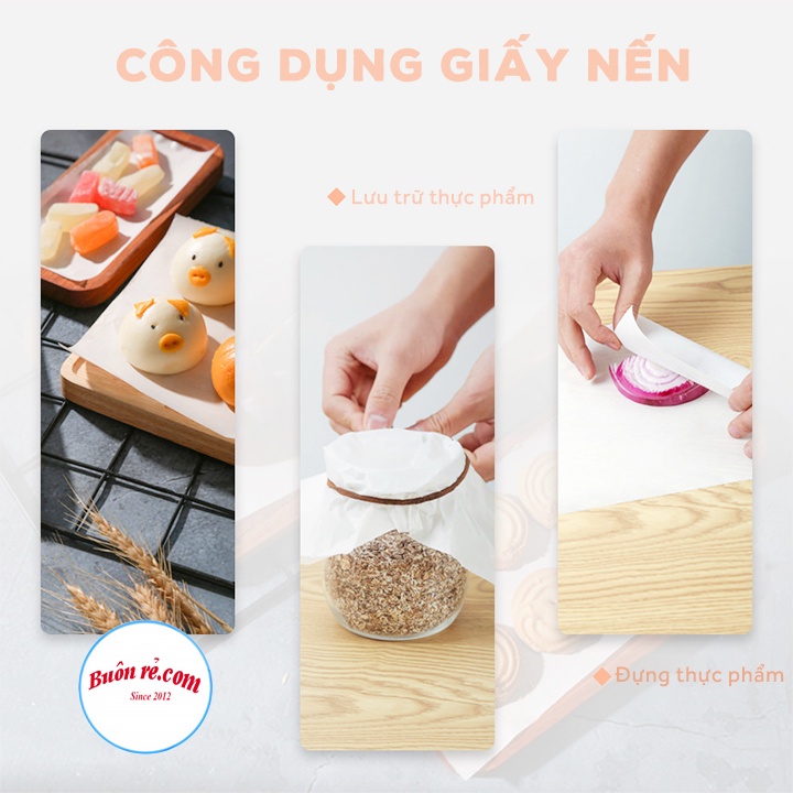 Cuộn giấy nên nướng bánh 10m, lót nồi chiên không dầu, nồi hấp chống dính, tiện lợi 01481