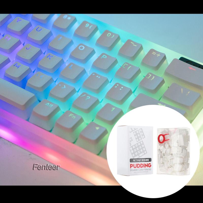 Bộ Phím Rời PBT Pudding 108 Phím Cho Máy Tính