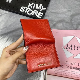 Ví MK mini da thật siêu mềm- Đựng thẻ, card đa năng