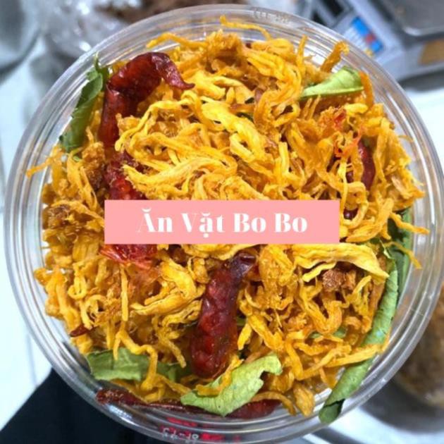 500g KHÔ GÀ LÁ CHANH GIÒN RỤM🌶 (túi zip)-