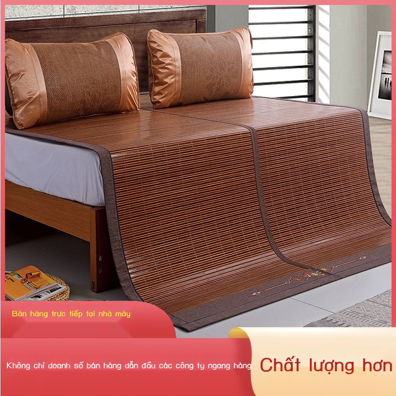 Chiếu trúc mùa hè 1,5m hai mặt chiếu có thể gấp lại 1,8m tấm đôi 50CM
