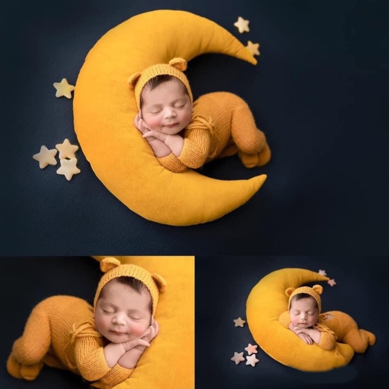 Gối Hình Bán Nguyệt Dùng Làm Đạo Cụ Chụp Ảnh Cho Bé Sơ Sinh