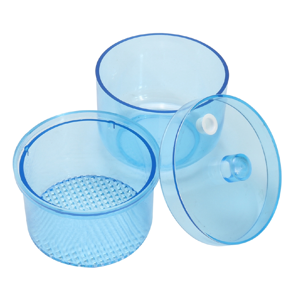 Plastic Dental Autoclavable Sterilize Box Soak Disinfection Cup Net Basket Case