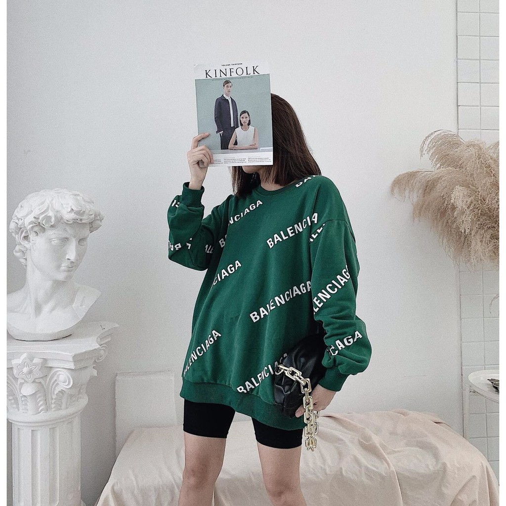 [ Mã FAMAYWA2 giảm 10K đơn 50K] Áo Thụng Balencia Xanh Cực Hót