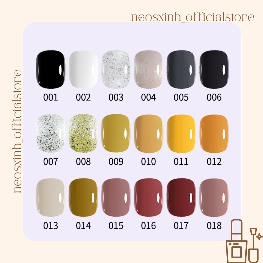 Sơn Móng Tay Gel Màu Nude Nâu Tây TENCOCO UV LED - Neosxinh Nails