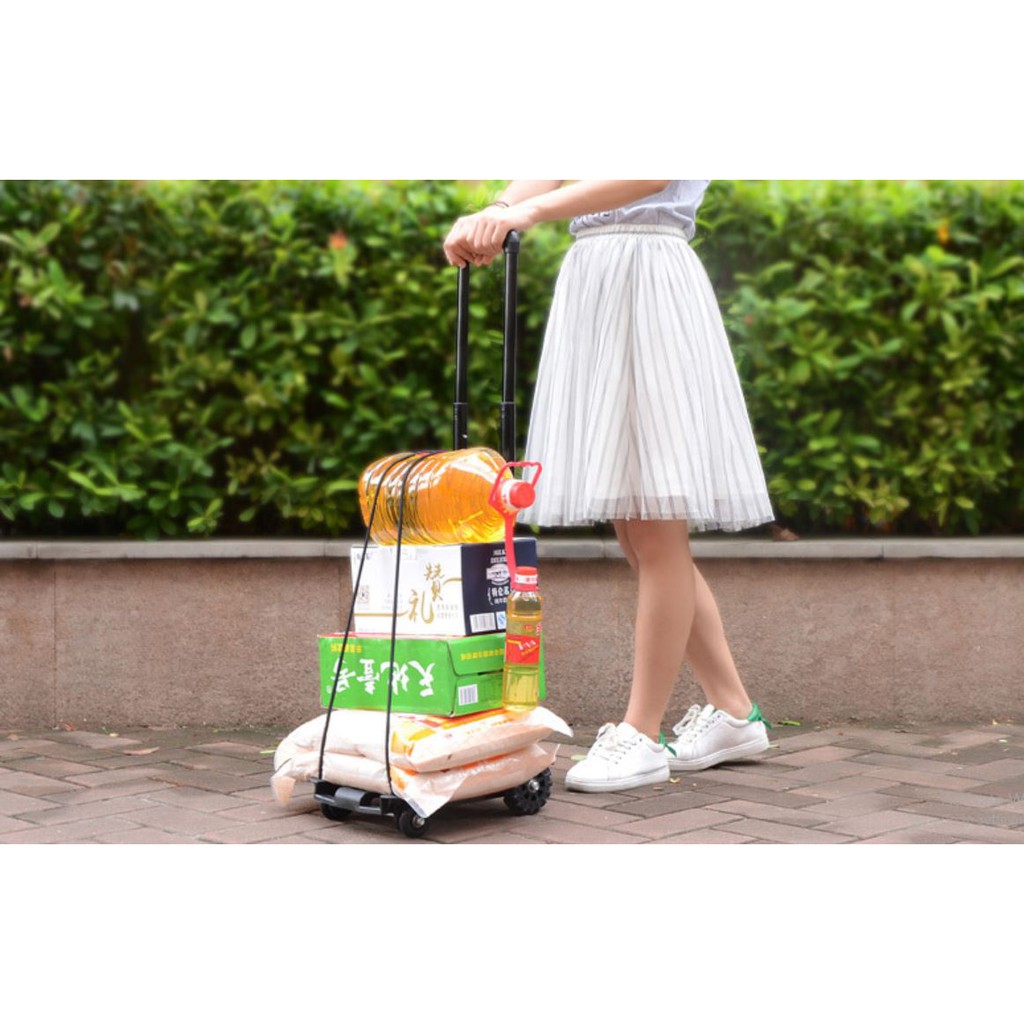 Xe Kéo Hàng Gấp Gọn Tải Trọng 75kg Mẫu mới nhất 2020-XKT02