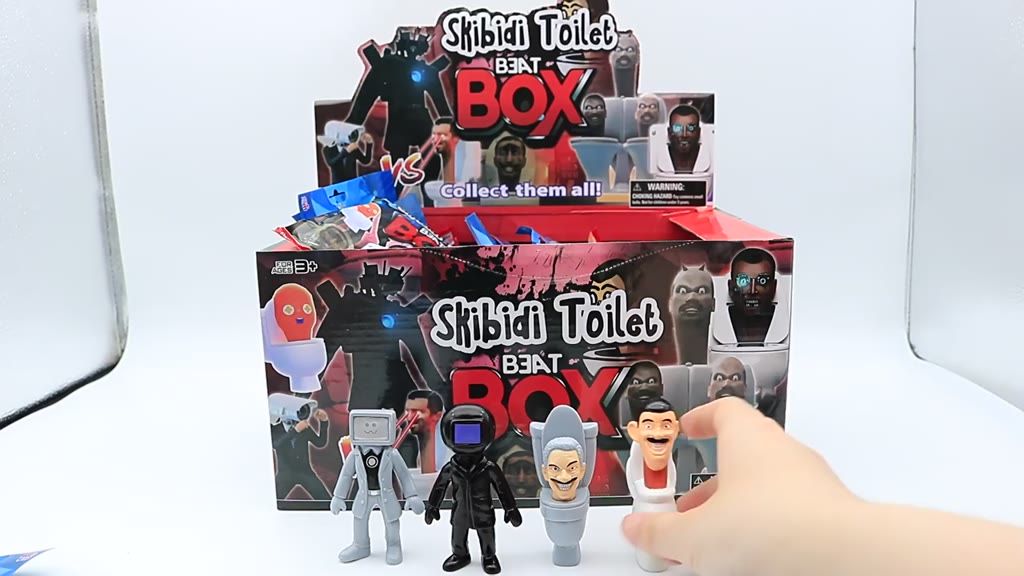 Gói Mô Hình Nhân Vật Skibidi Toilet Man Ngẫu Nhiên