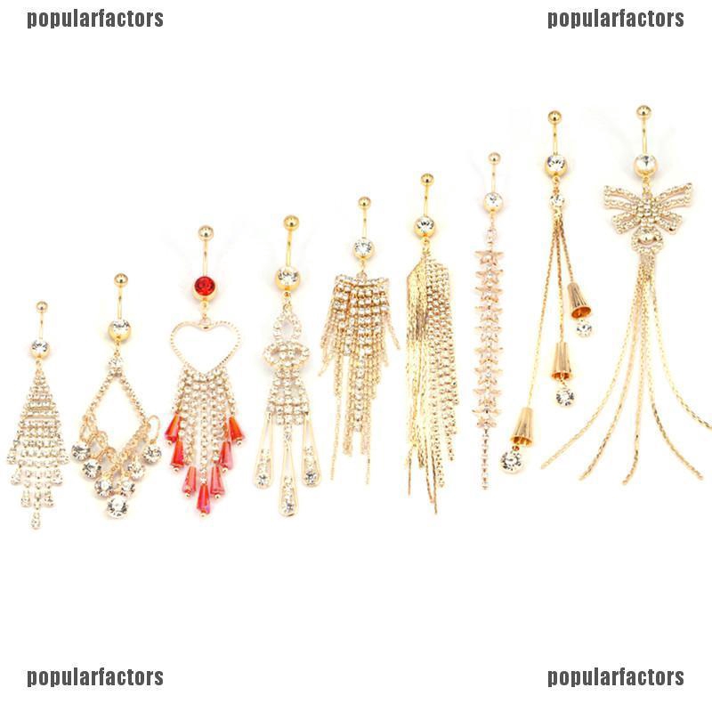 Khuyên Rốn Đính Đá Lấp Lánh