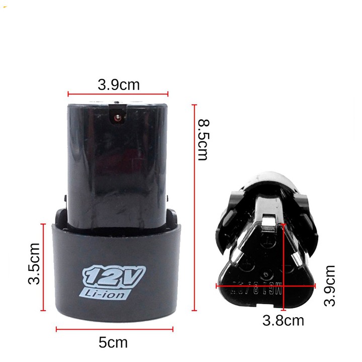 Pin Máy Khoan Cầm Tay 12V Li-ion 1.5Ah 3 cạnh tam giác