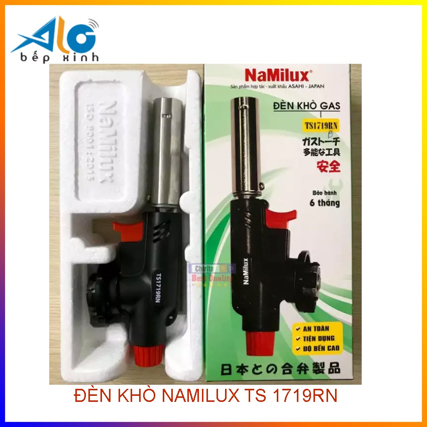 Đèn khò ga mini Namilux TS1719RN - Cây khò ga - dễ sử dụng - bảo hành 6 tháng - Alo Bếp Xinh