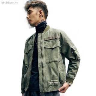 Áo Khoác Bóng Chày Phong Cách Vintage Cho Nam