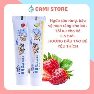 Kem Đánh Răng Hữu Cơ - Vị Hoa Quả Cho Bé Tập Đánh Răng