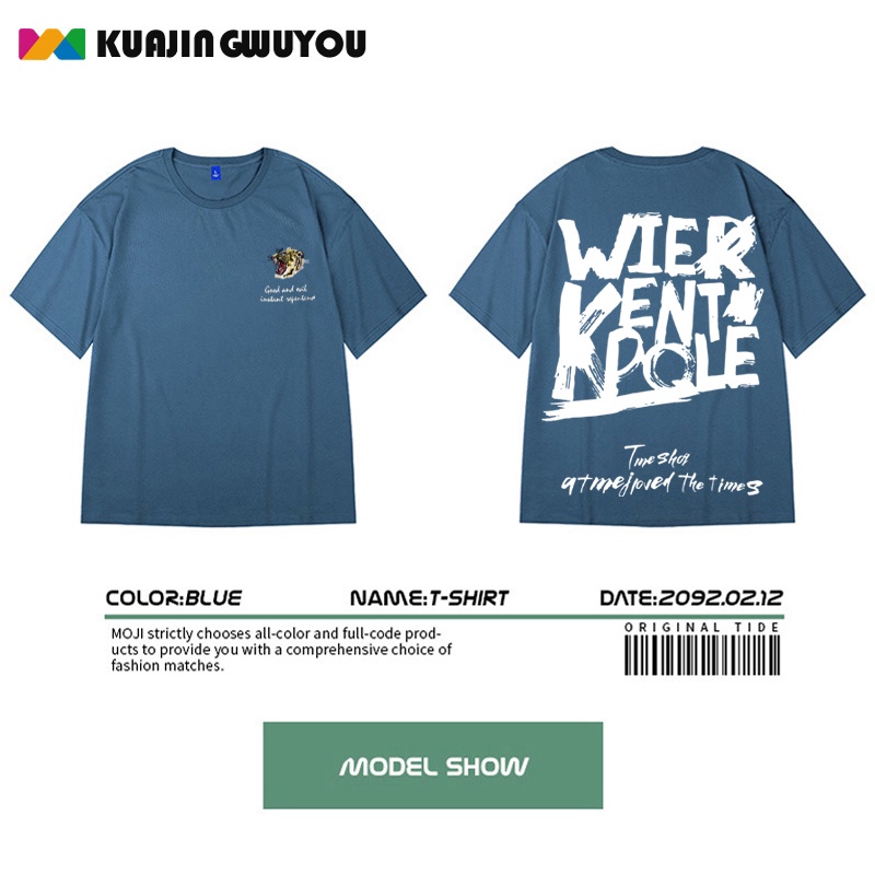 Áo Thun Tay Ngắn In Chữ M-8XL Phong Cách Âu Mỹ Thời Trang Mùa Hè Cho Cặp Đôi